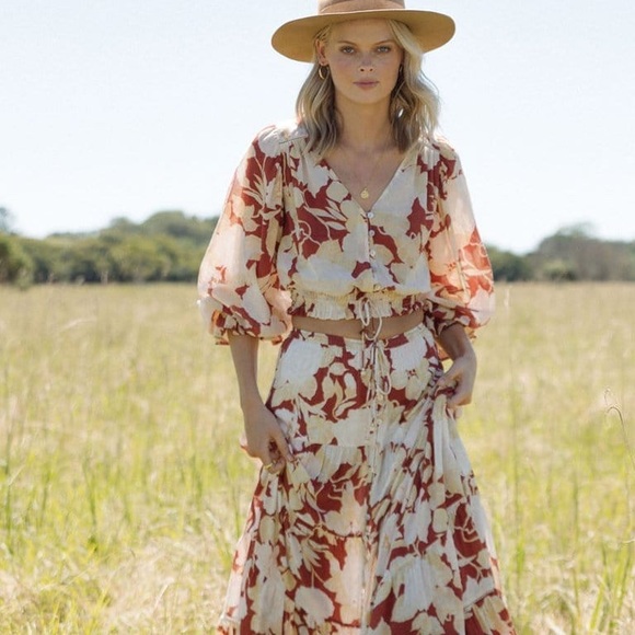 Kivari Dresses & Skirts - Kivari Zanthe Floral Matching Set